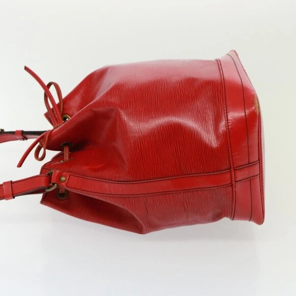 LOUIS VUITTON Epi Noe Shoulder Bag Red M44007 LV Auth 77221 - Picture 7 of 16